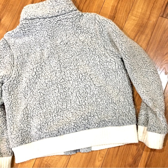 Anthropologie Saturday Sunday Sherpa coat jacket teddy bear style fuzzy … - Picture 10 of 10